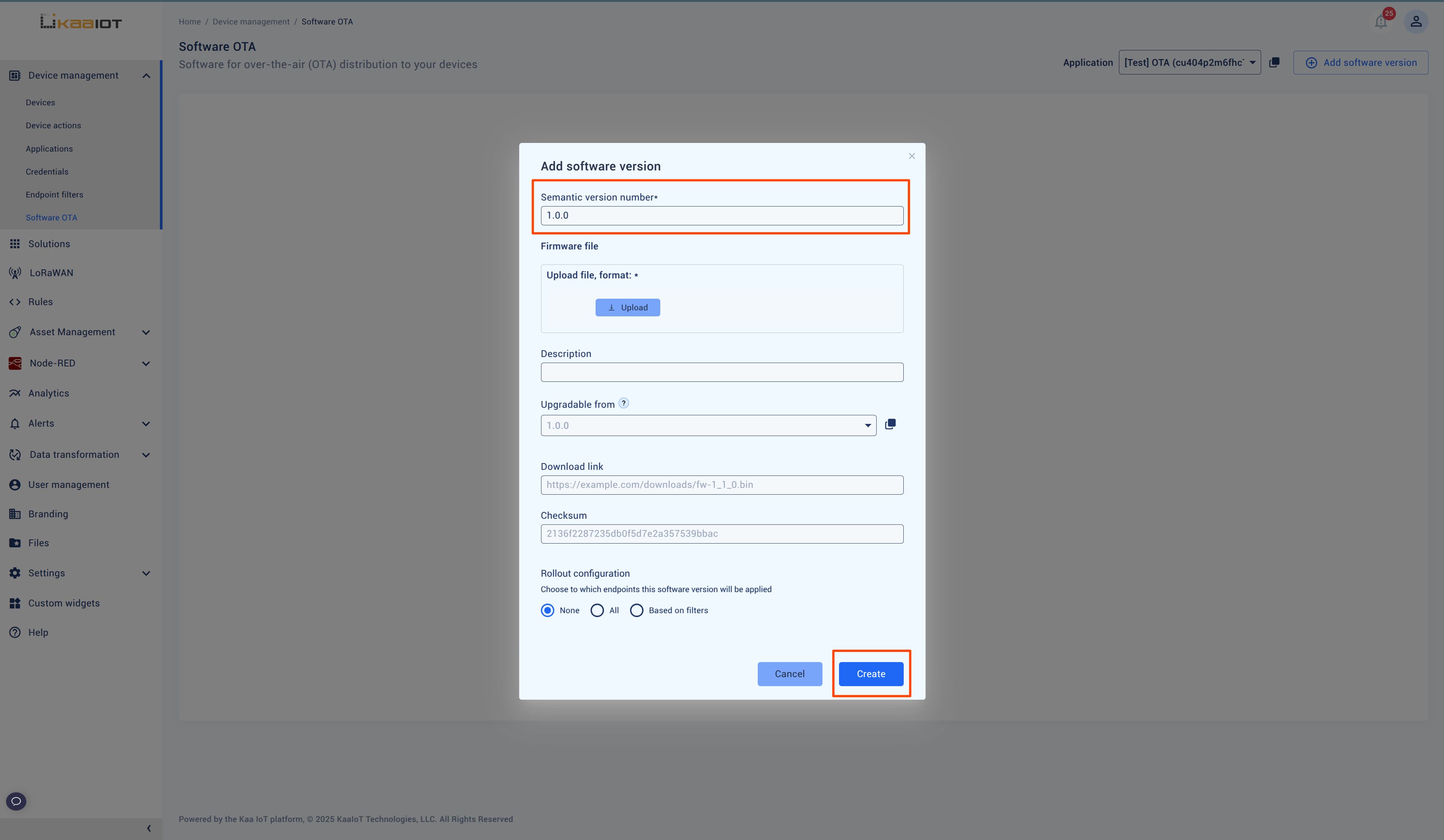 Create initial firmware