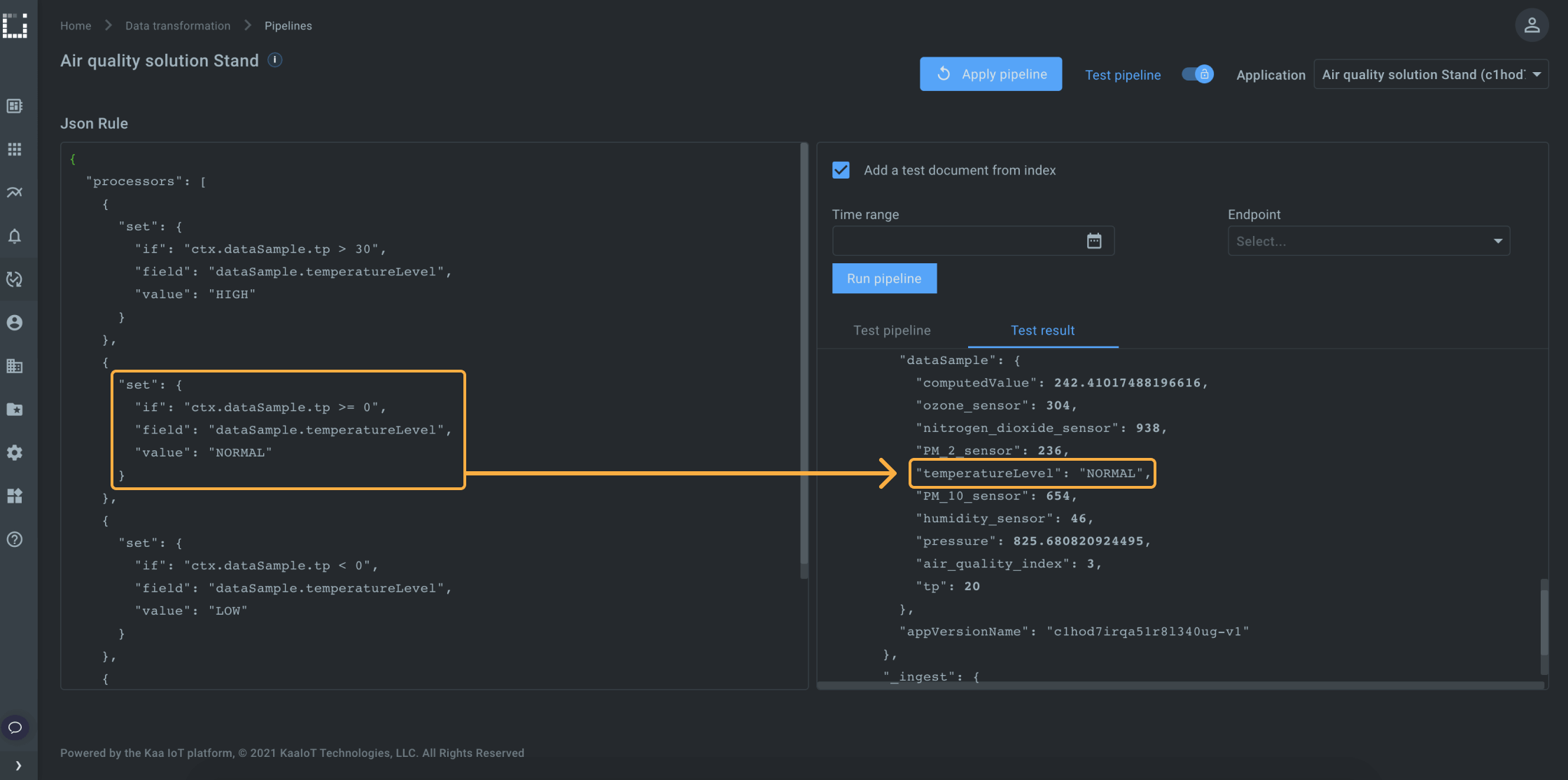 Elastic pipeline example 2