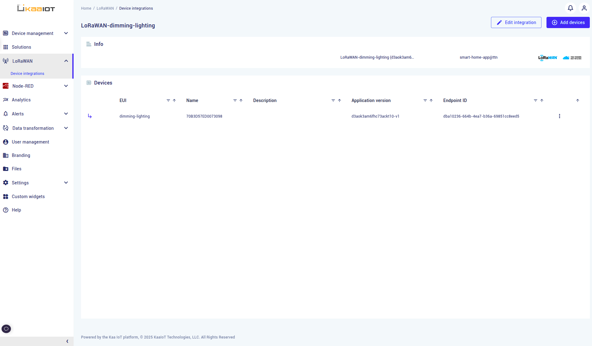 Device integration created