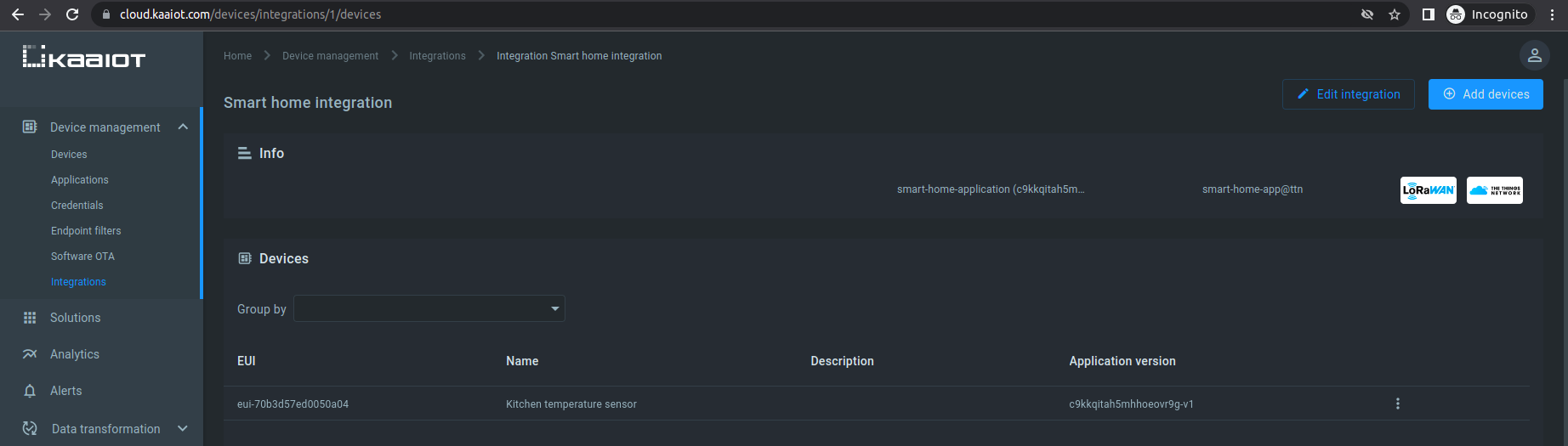 Device mappings