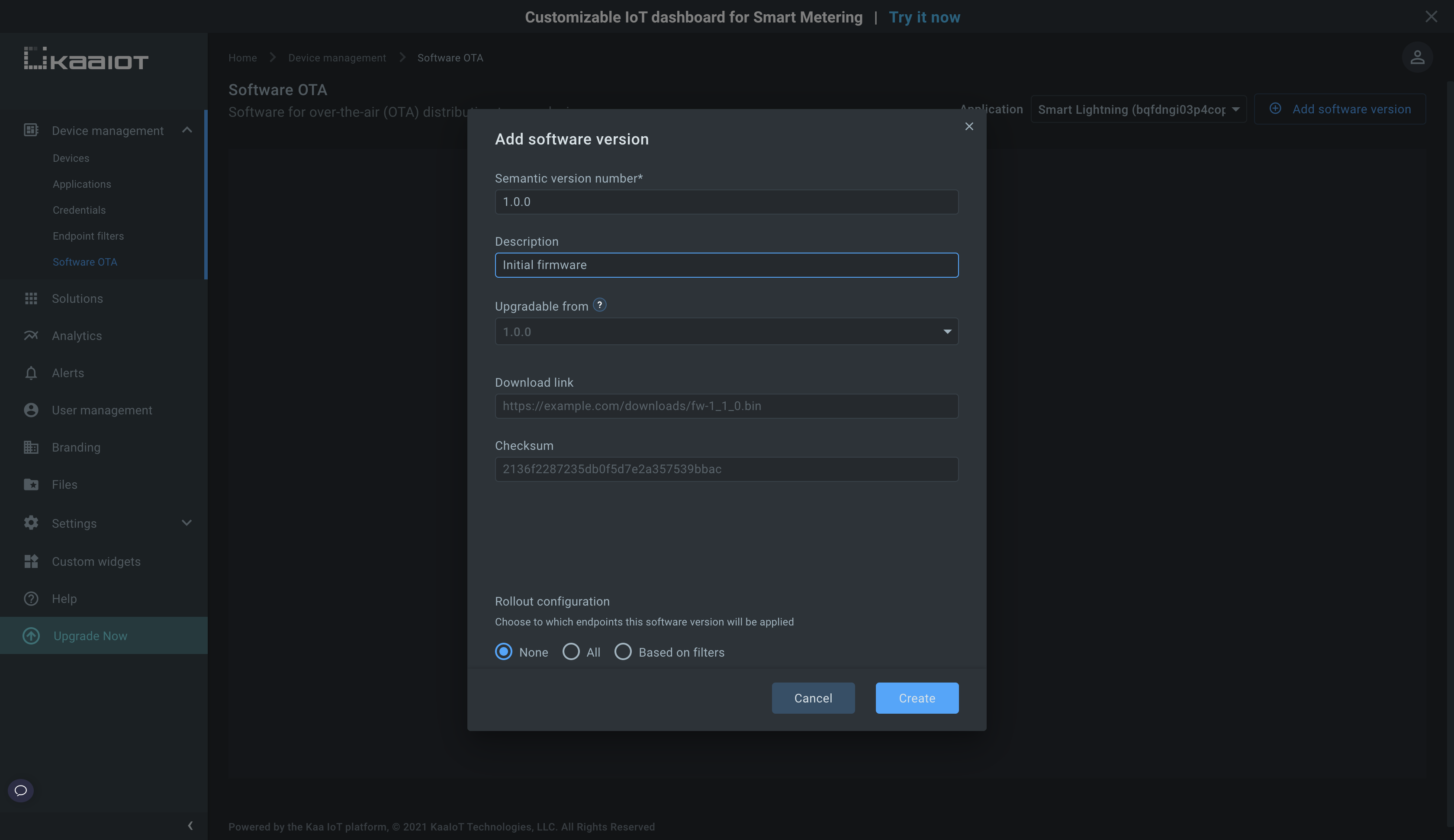 Create initial firmware